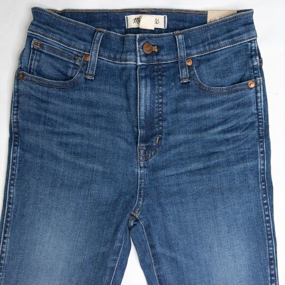NEW Madewell 10" High-Rise Skinny Jeans in‎ Bradshaw Wash, size 25 - Picture 6 of 16